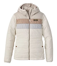 Women's Mountain Classic Puffer Hooded Jacket, Colorblock