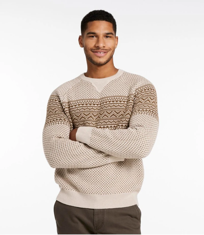 Men's Wicked Soft Cotton/Cashmere Sweater, Crewneck