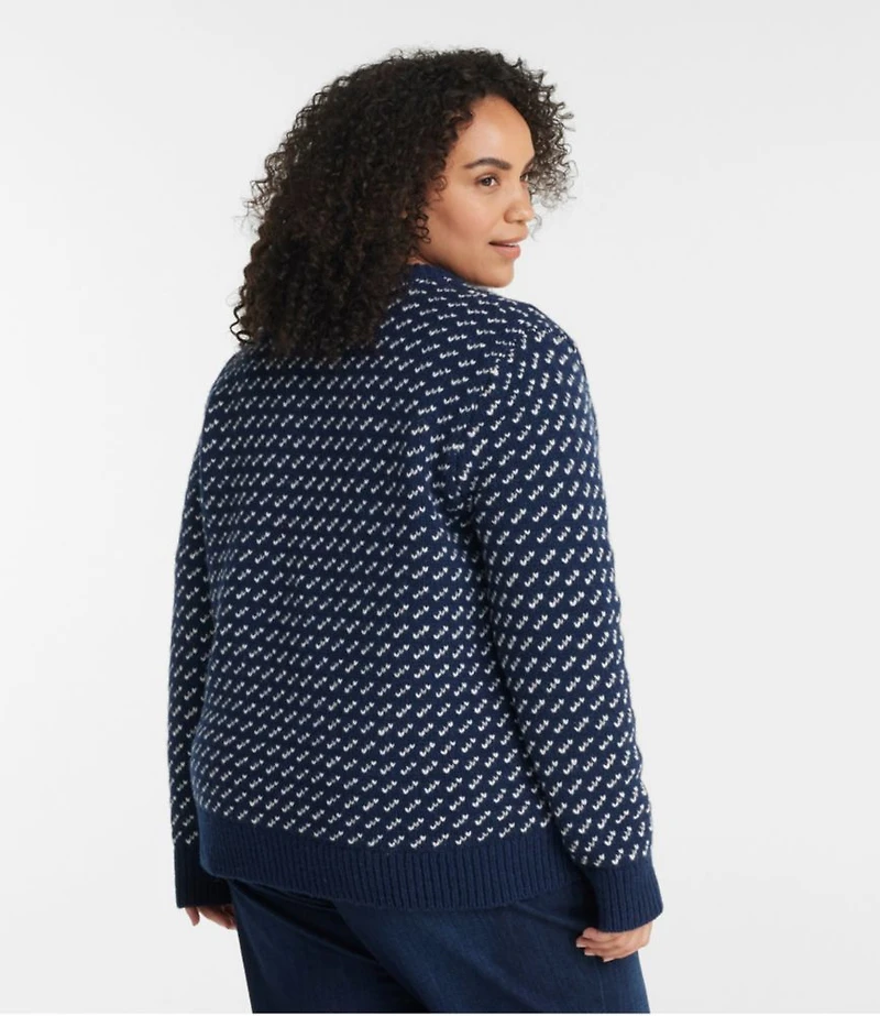 Women's Bean's Classic Ragg Wool Sweater, Crewneck Bird's-Eye