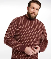 Men's Bean's Classic Ragg Wool Sweater, Crewneck, Bird's-Eye