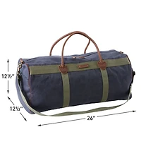 Waxed Canvas Duffle, Large