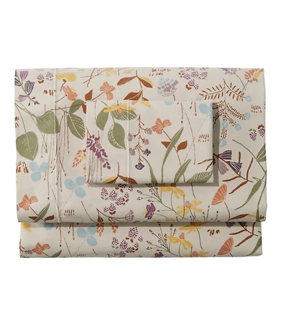 Birch Floral Percale Sheet Collection