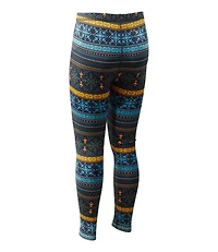 Kids' Wicked Warm Long Underwear, Expedition-Weight Print Pants
