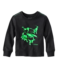 Infants' and Toddlers' Graphic Tee, Long-Sleeve Glow-in-the-Dark