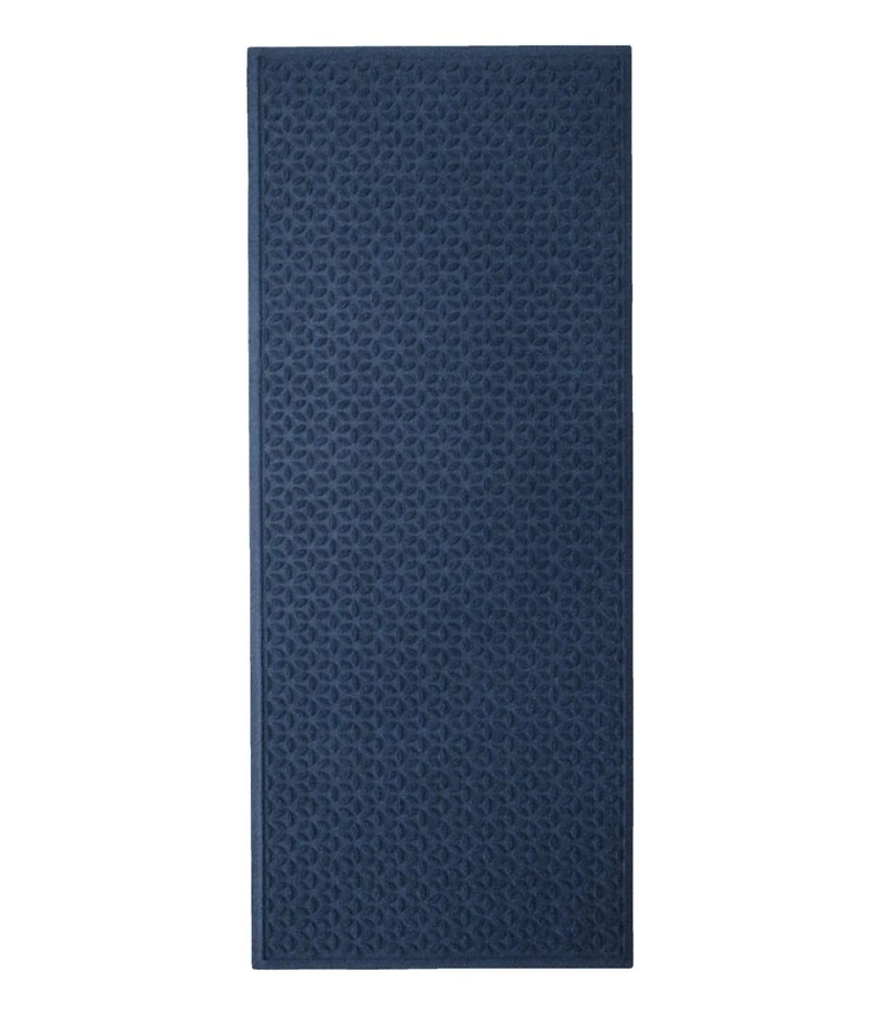Heavyweight Recycled Waterhog Mat Runner, Blooming Circles