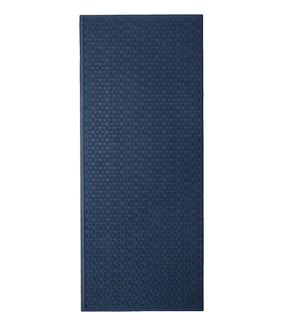 Heavyweight Recycled Waterhog Mat Runner, Blooming Circles