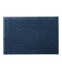 Heavyweight Recycled Waterhog Doormat, Blooming Circles