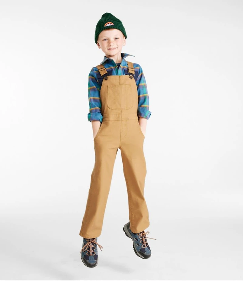 Kids' Rugged Utility Overalls