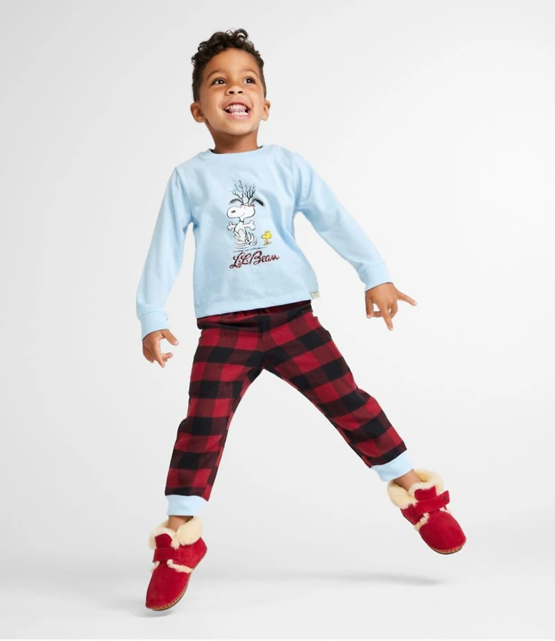 Toddlers' L.L.Bean X Peanuts Flannel Pajamas