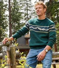 Men's Wicked Soft Cotton/Cashmere Sweater, Crewneck