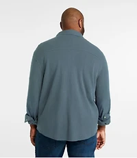 Men's BeanBuilt Waffle Overshirt, Traditional Untucked Fit