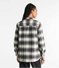 Women's Heritage Chamois Shirt, Sherpa-Lined Shacket Pattern