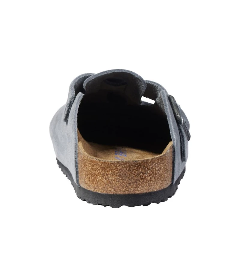 Men's Birkenstock Soft Footbed Boston Clogs, Suede