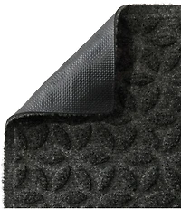 Heavyweight Waterhog Mat, Stair Treads, Set of Four, Blooming Circles