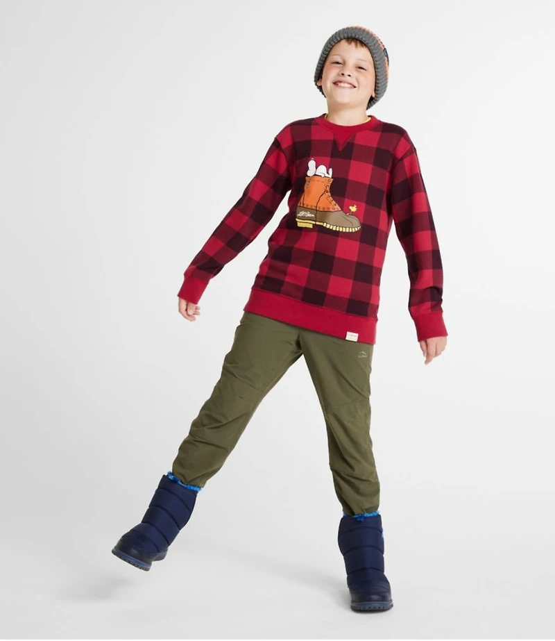 Kids' L.L.Bean x Peanuts Crew Sweatshirt