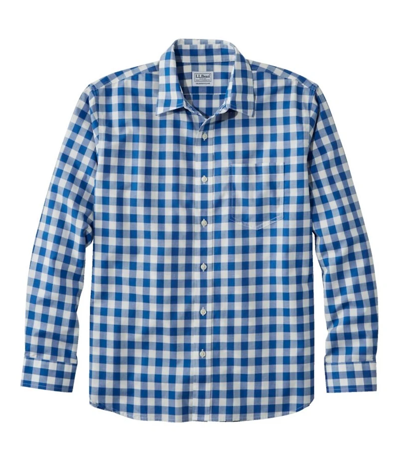 Men's Bean's Wrinkle-Free Everyday Shirt, Traditional Untucked Fit, Plaid
