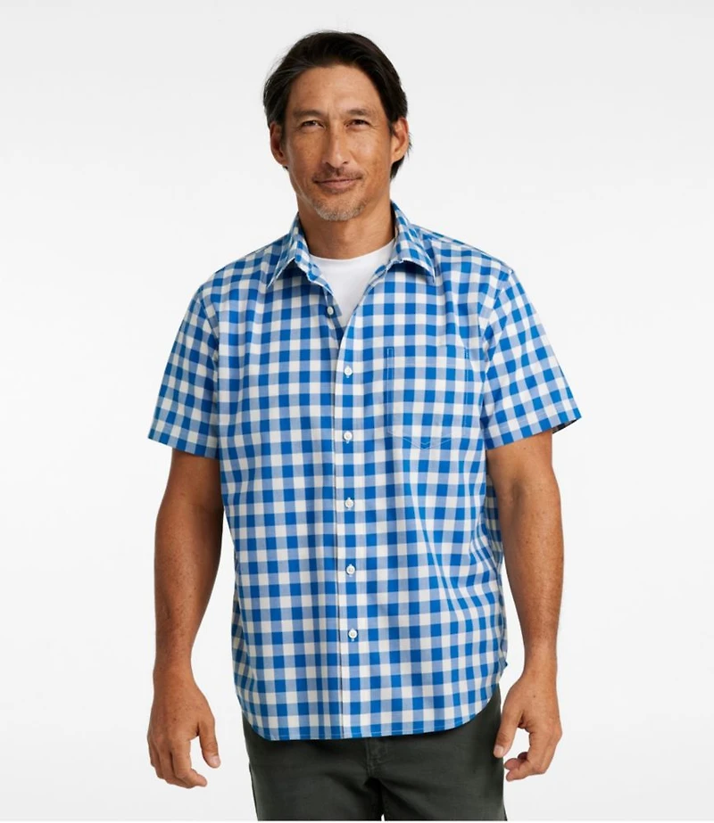 Men's Bean's Wrinkle-Free Everyday Shirt, Traditional Untucked Fit, Plaid