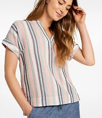 Women's Cloud Gauze Shirt, Short-Sleeve
