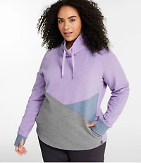 Women's L.L.Bean Cozy Mixed-Knit Pullover, Colorblock