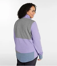Women's L.L.Bean Cozy Mixed-Knit Pullover, Colorblock