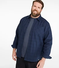 Men's Katahdin Performance Flannel Shirt-Jacket, Hi-Pile Fleece-Lined Solid