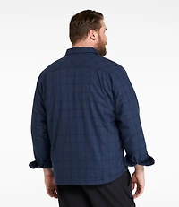 Men's Katahdin Performance Flannel Shirt-Jacket, Hi-Pile Fleece-Lined Solid