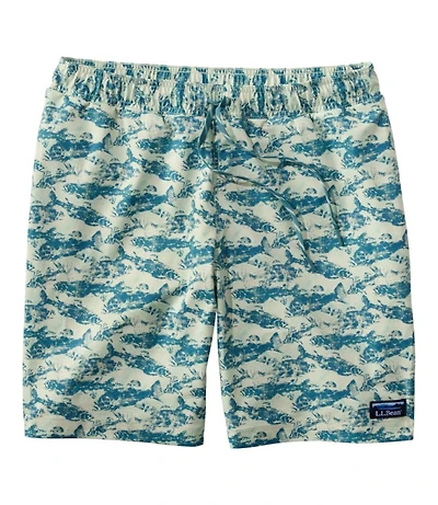 Men's Vacationland Stretch Swim Trunks, Print, 8"