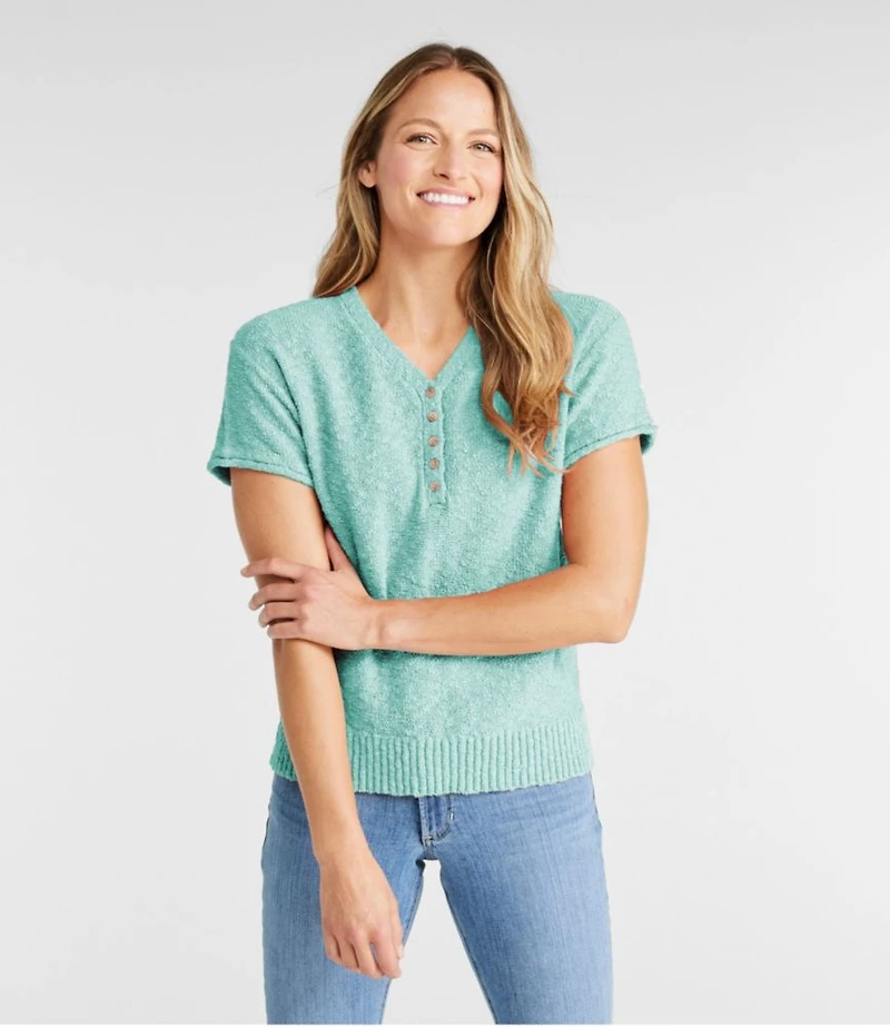 Women's Midweight Cotton Slub Sweater