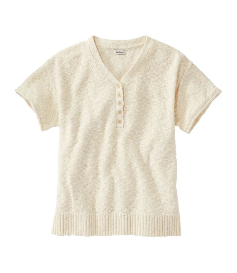 Women's Midweight Cotton Slub Sweater