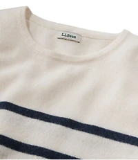Women's Classic Cashmere Sweater, Crewneck Stripe