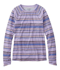 Women's Everyday SunSmart® Tee, Crewneck Long-Sleeve Stripe