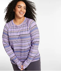 Women's Everyday SunSmart® Tee, Crewneck Long-Sleeve Stripe