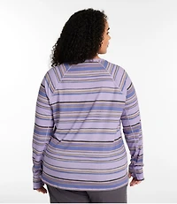 Women's Everyday SunSmart® Tee, Crewneck Long-Sleeve Stripe