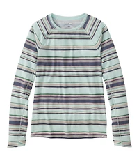 Women's Everyday SunSmart® Tee, Crewneck Long-Sleeve Stripe