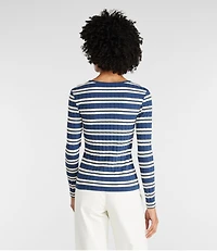 Women's Signature Ribbed Square-Neck Top