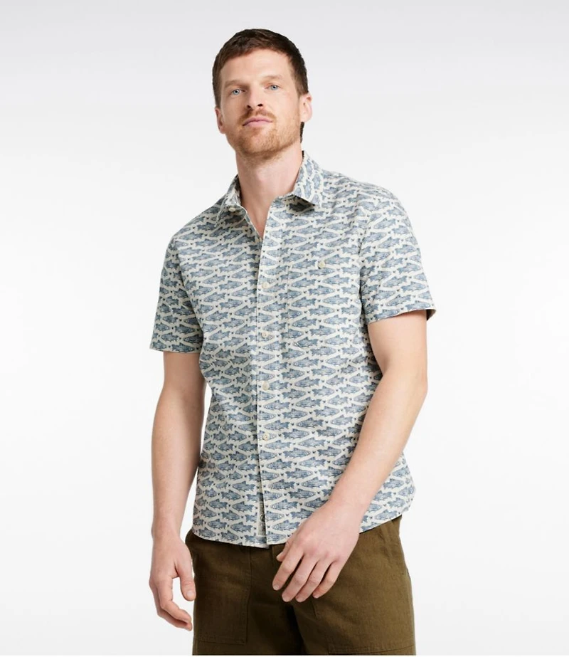 Men's Signature Vacationland Shirt, Short-Sleeve, Slim Fit