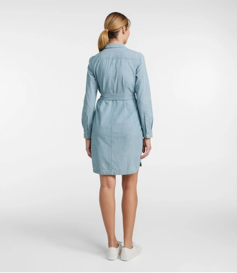 Women's Signature Camp Shirt Dress, Button-Front