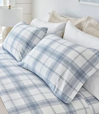 Organic Flannel Sheet Collection, Plaid