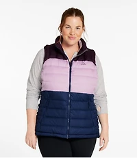 Women's Bean's Down Vest, Colorblock