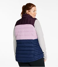 Women's Bean's Down Vest, Colorblock