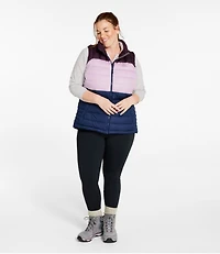 Women's Bean's Down Vest, Colorblock