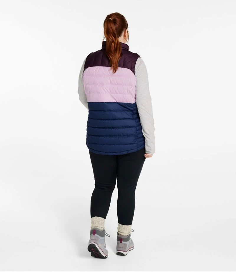 Women's Bean's Down Vest, Colorblock