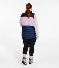 Women's Bean's Down Vest, Colorblock