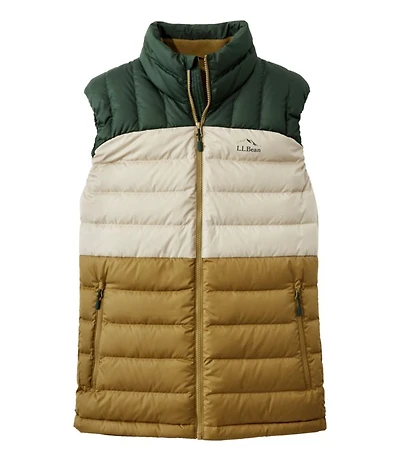 Men's Bean's Down Vest, Colorblock