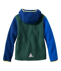 Kids' Mountain Classic Fleece, Hooded Colorblock