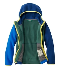 Kids' Mountain Classic Fleece, Hooded Colorblock