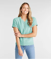 Women's Midweight Cotton Slub Sweater