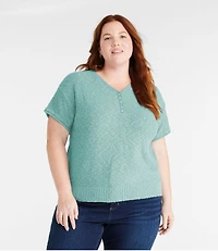 Women's Midweight Cotton Slub Sweater