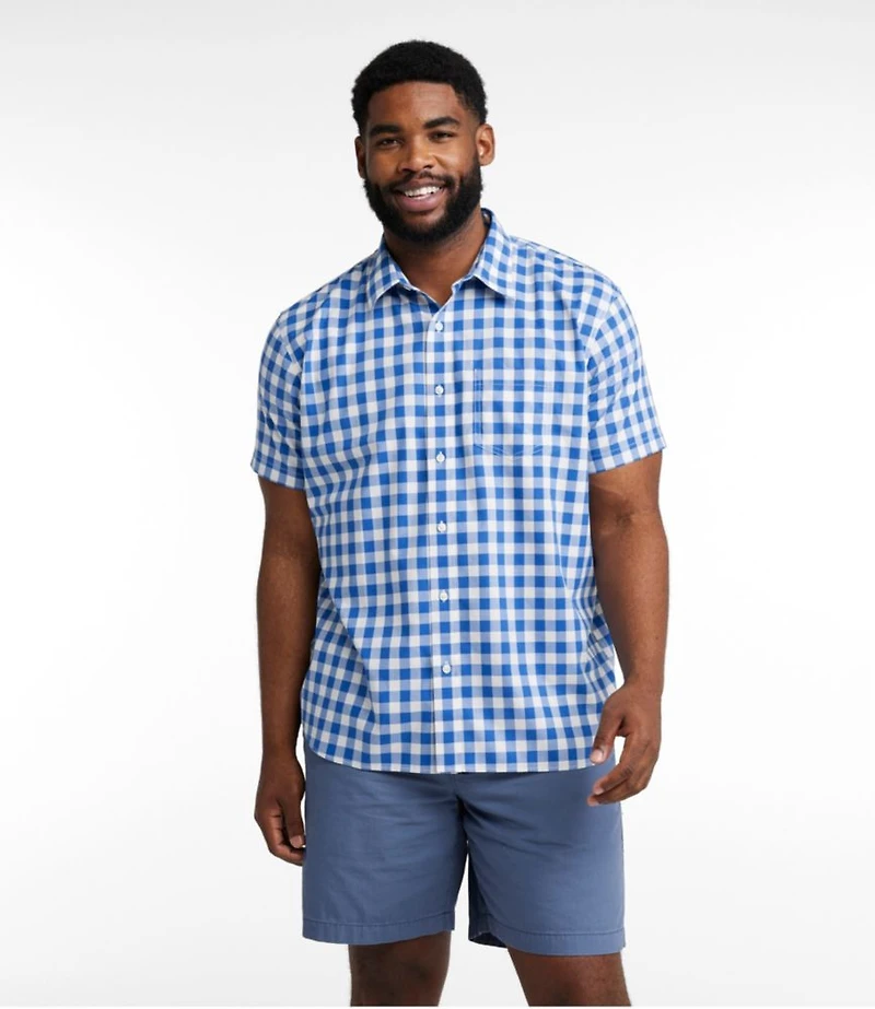 Men's Bean's Wrinkle-Free Everyday Shirt, Traditional Untucked Fit, Plaid