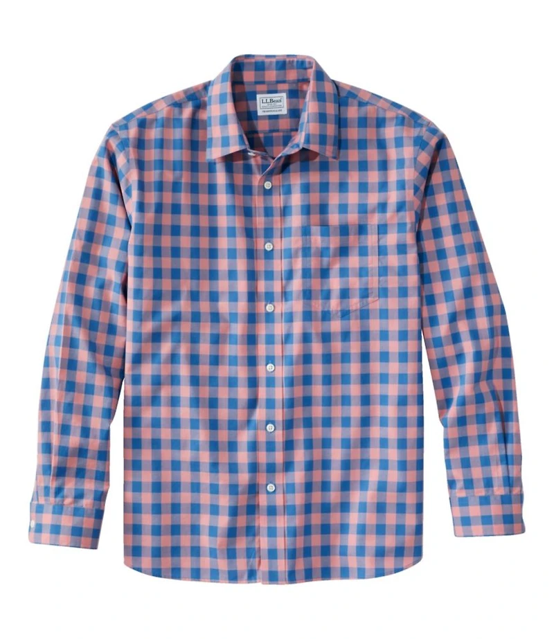 Men's Bean's Wrinkle-Free Everyday Shirt, Traditional Untucked Fit, Plaid
